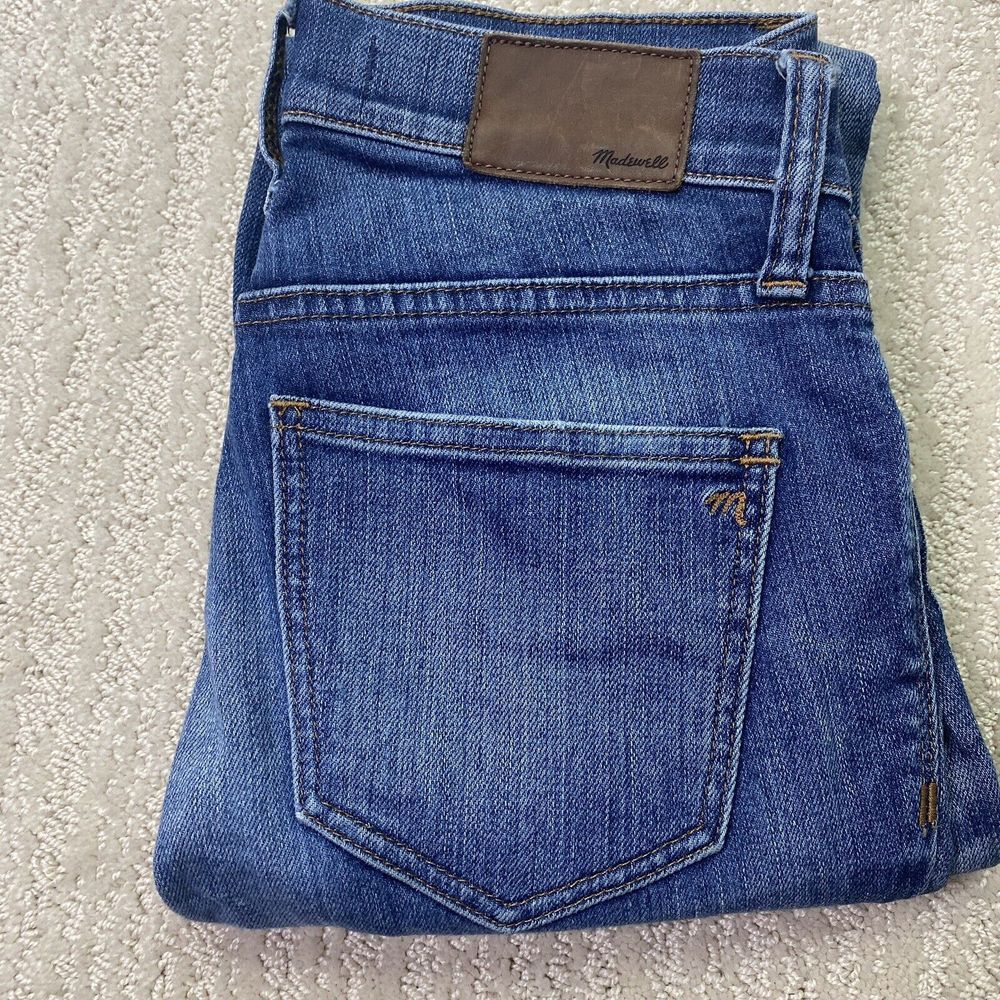 Madewell Womens‎ Jeans Blue Size 24 High Riser Skinny Cotton Blend*